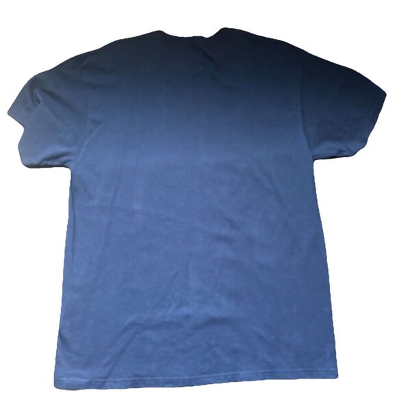 Derek Jeter NY Yankees Pinstripe Captain Majestic Men's Navy Jersey T Shirt SZ L - Picture 5 of 8